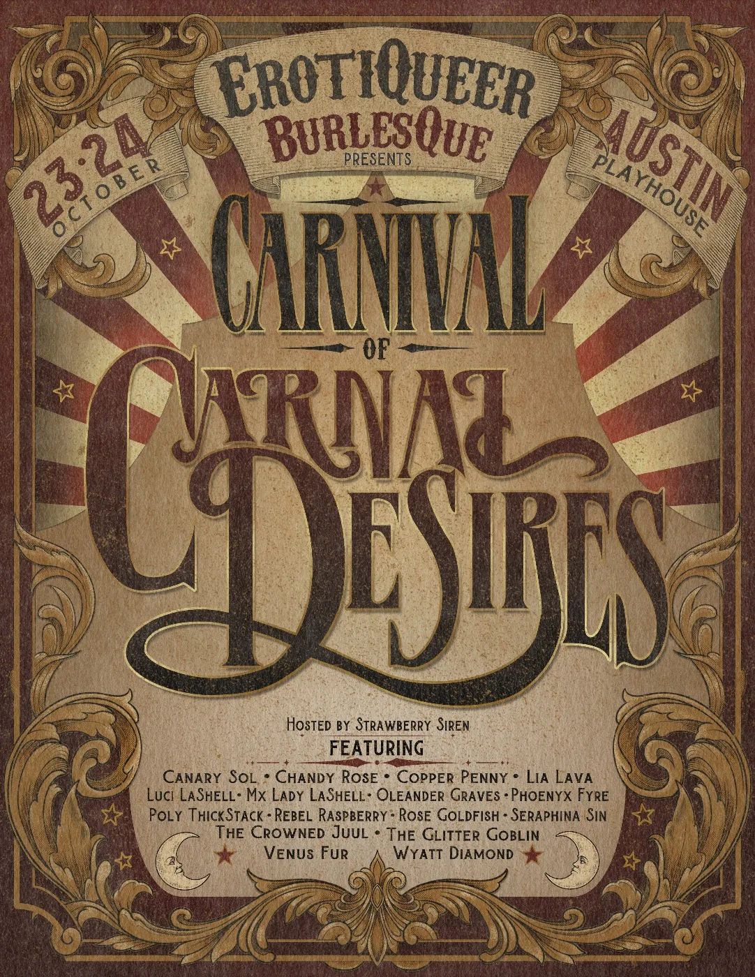 Carnival of Carnal Desires event flyer